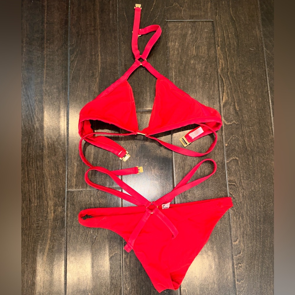 Agent Provocateur Shelby Bikini in red